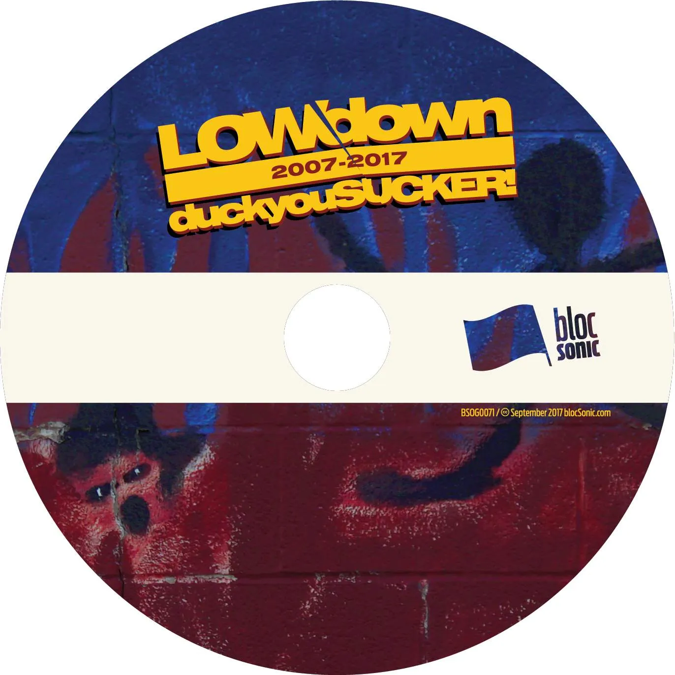Album disc for “duckyouSUCKER!” by LOWdown