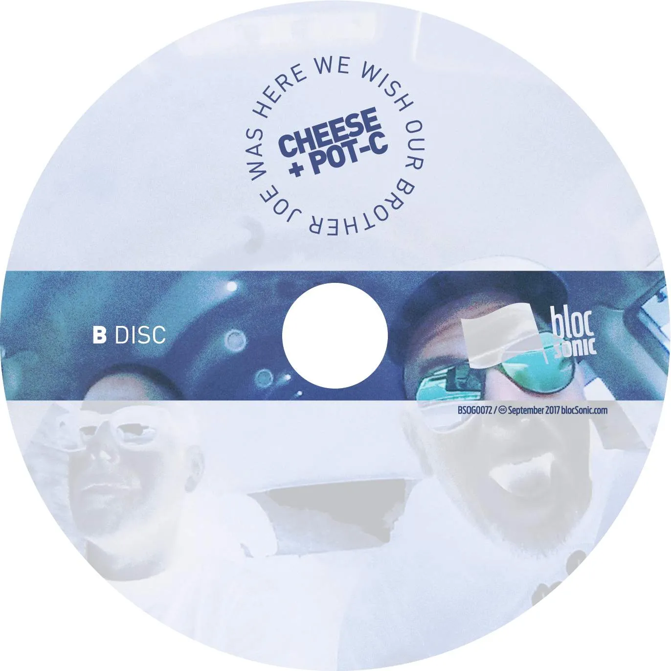 Album disc for “We Wish Our Brother Joe Was Here” by Cheese N Pot-C