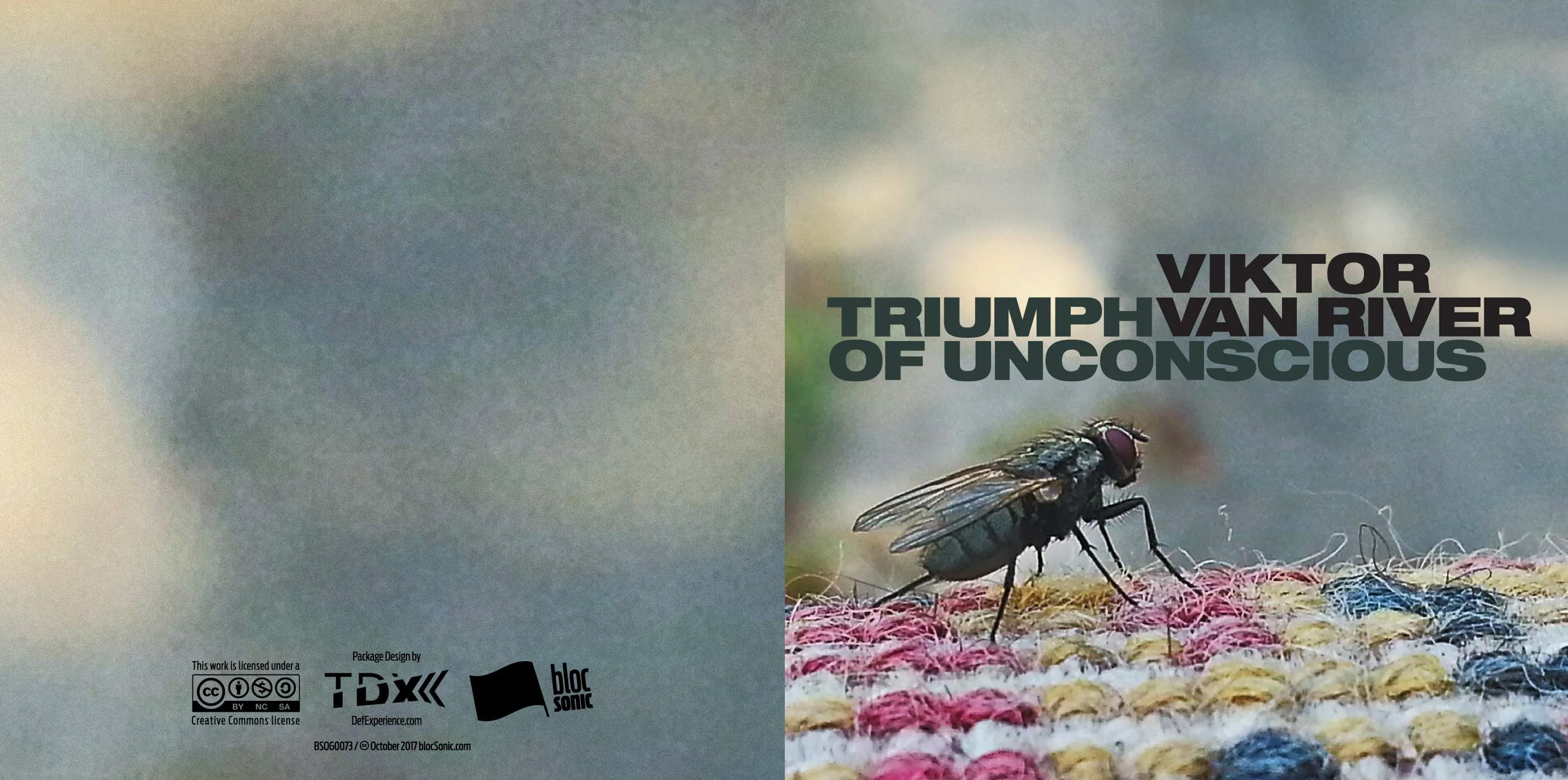 Album insert for “Triumph Of Unconscious” by Viktor Van River