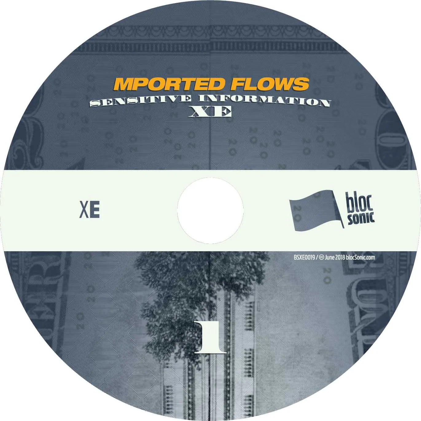 Album disc for “Sensitive Information XE” by Mported Flows