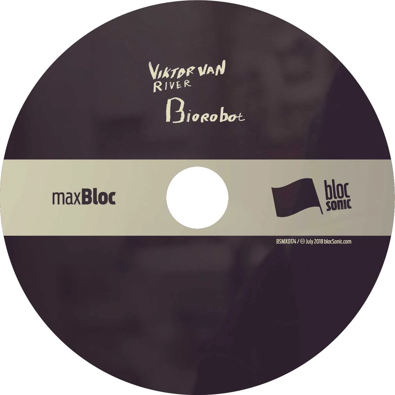 Album disc for “Biorobot” by Viktor Van River