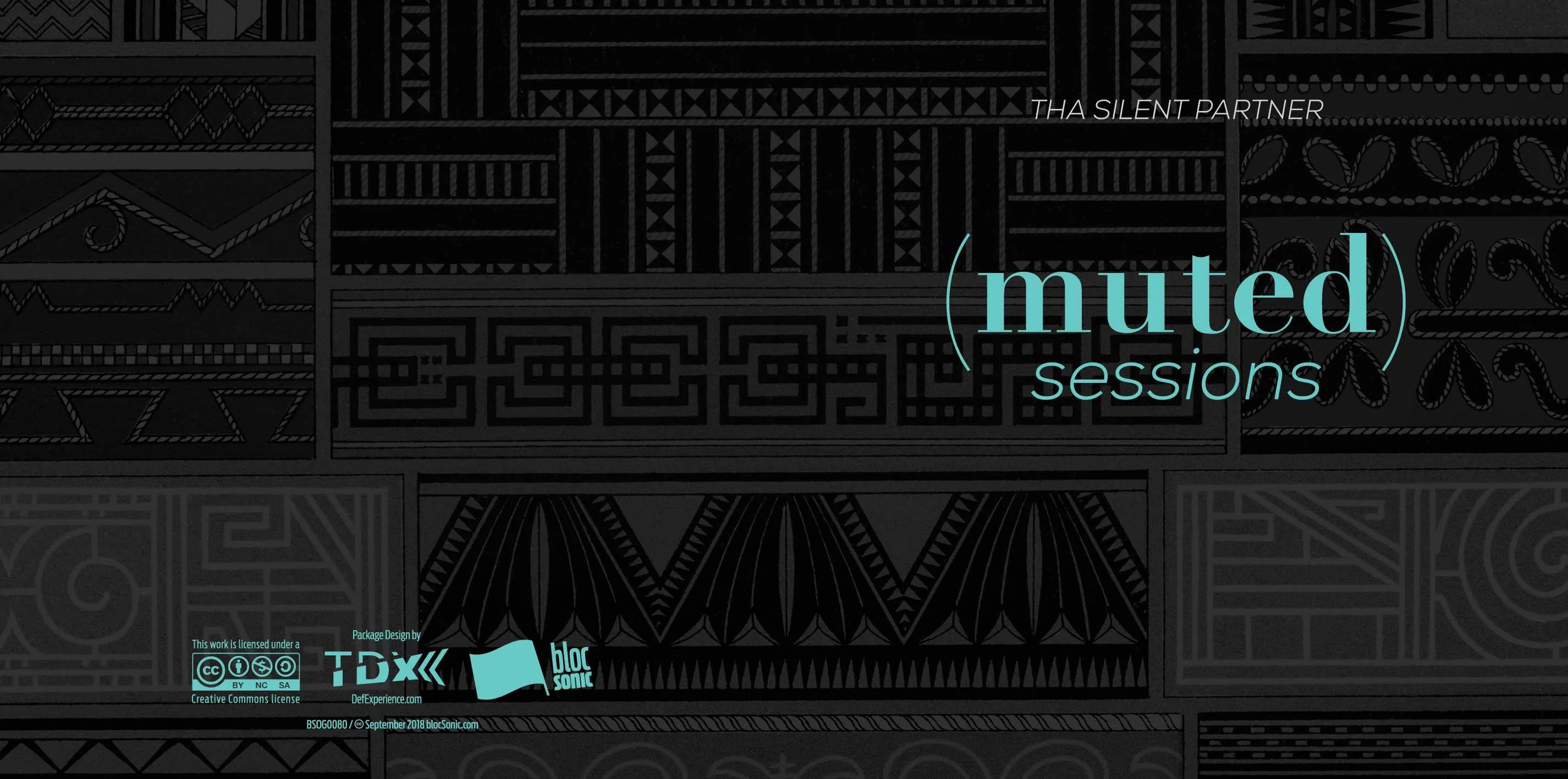 Album insert for “(muted) Sessions” by Tha Silent Partner