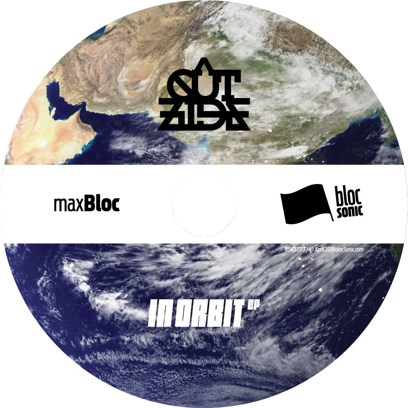 Album disc for “In Orbit EP” by Cutside