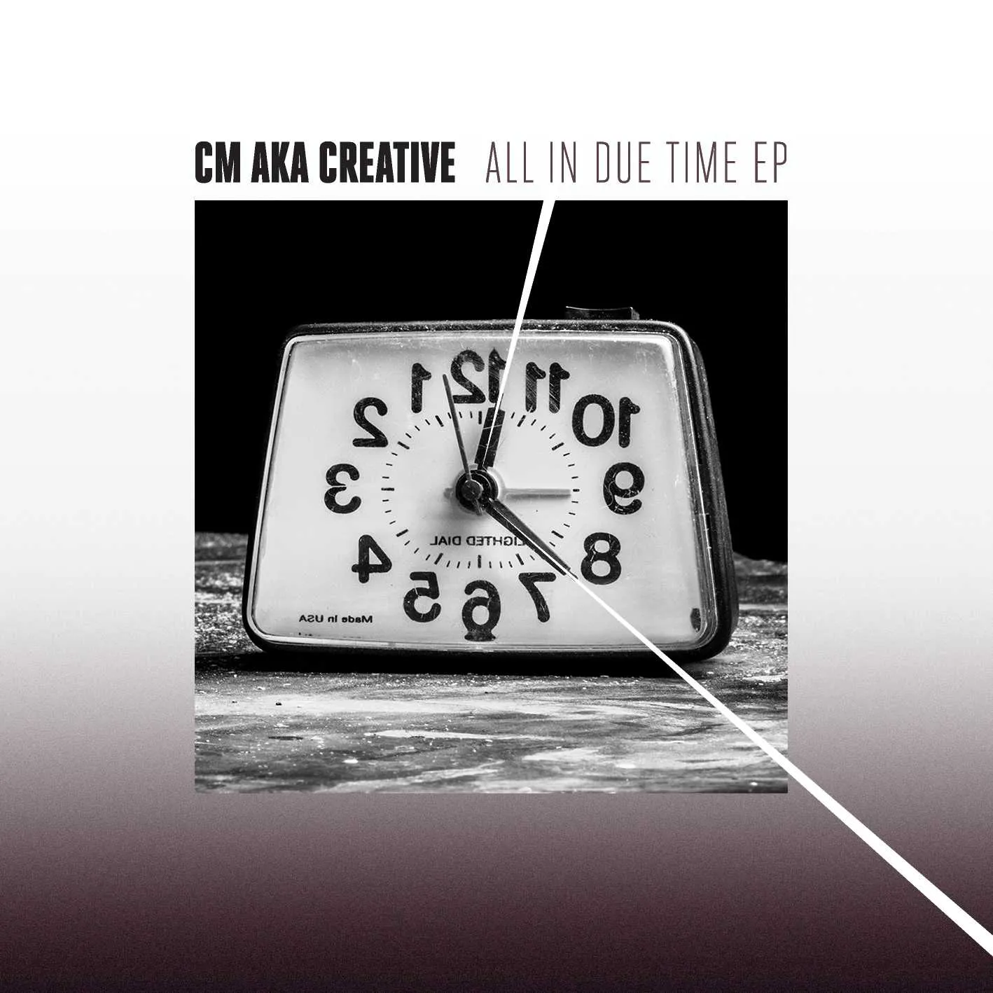 Album cover for “All In Due Time EP” by CM aka Creative