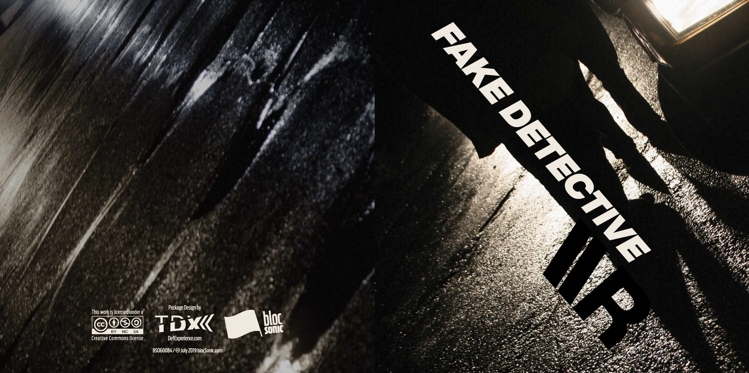 Album insert for “Fake Detective” by Viktor Van River