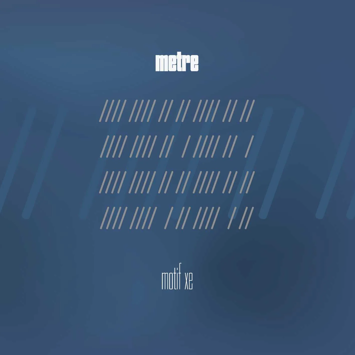 Album cover for “Motif XE” by Metre