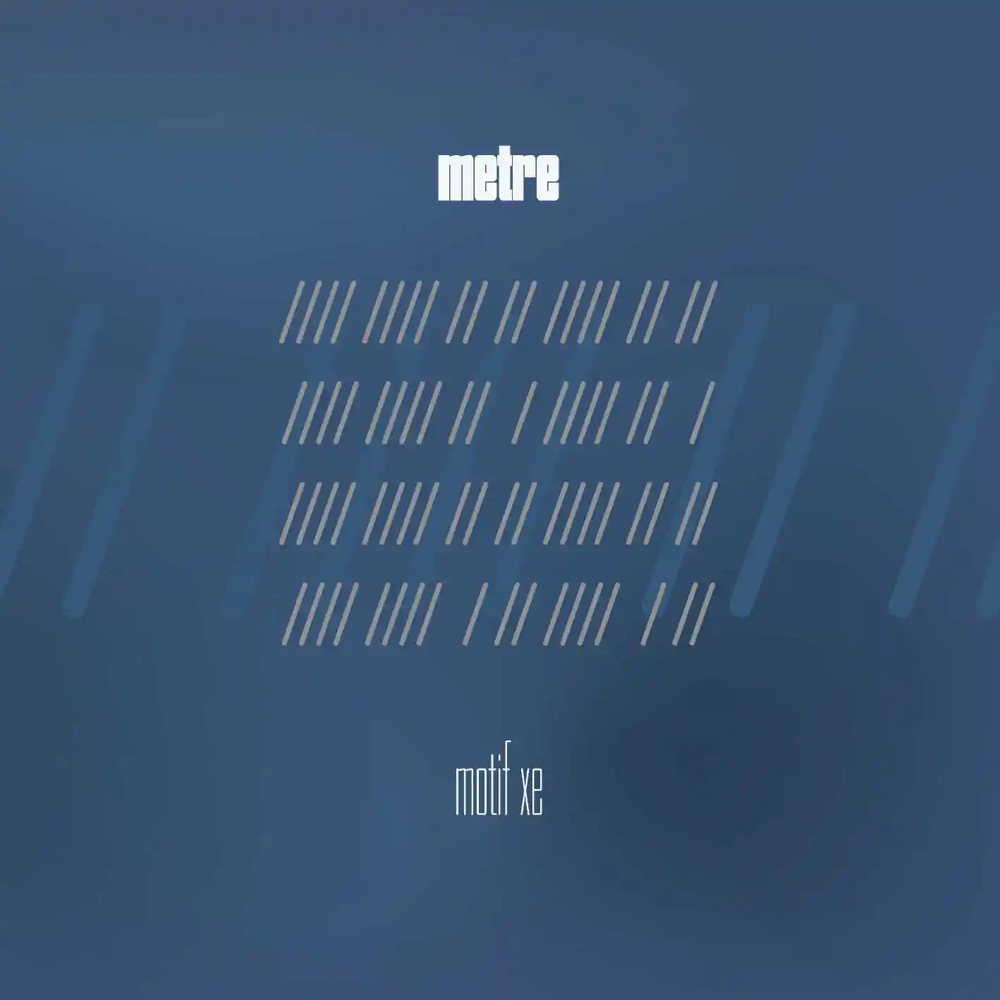 Album cover for “Motif XE” by Metre