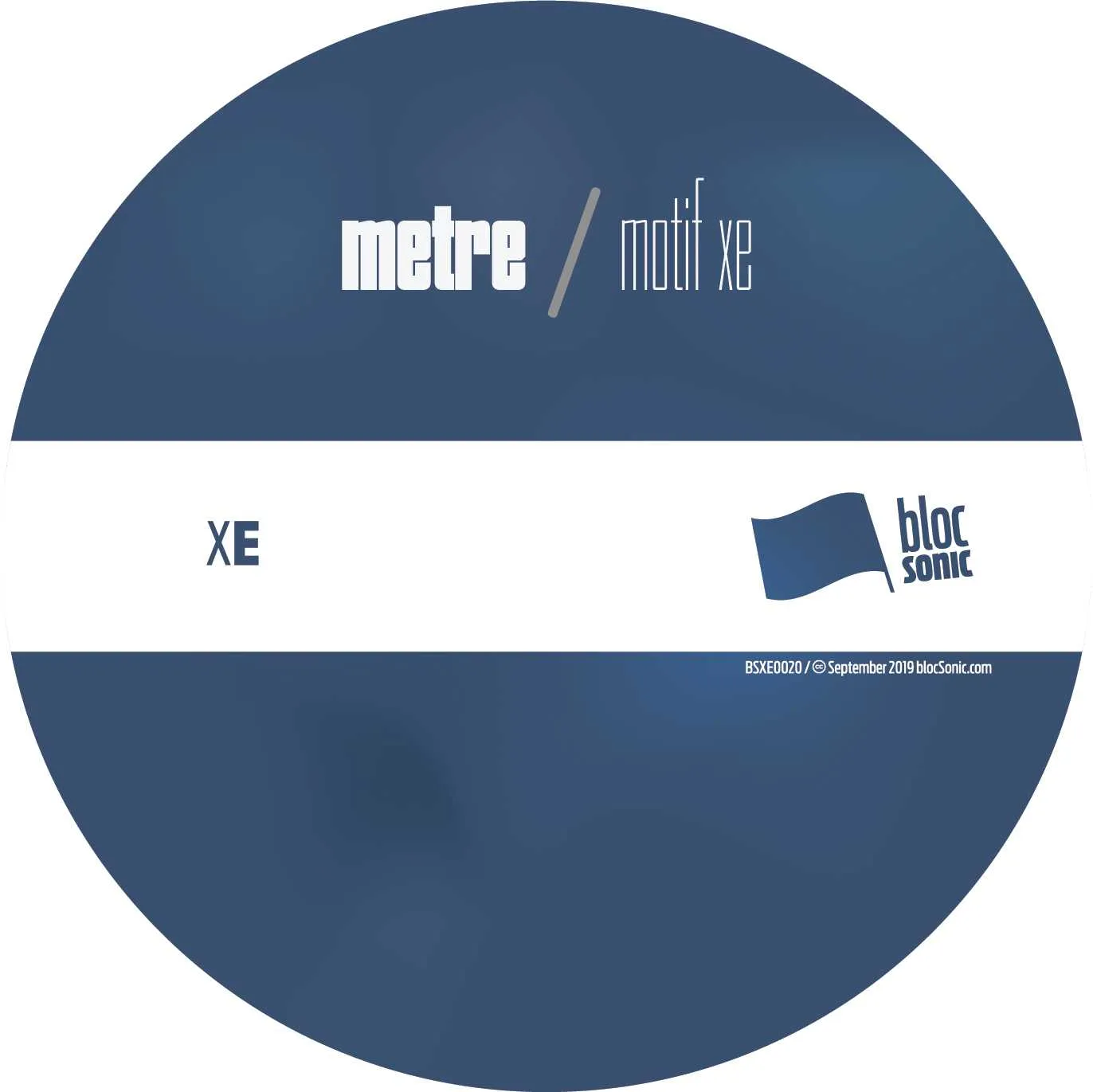 Album disc for “Motif XE” by Metre