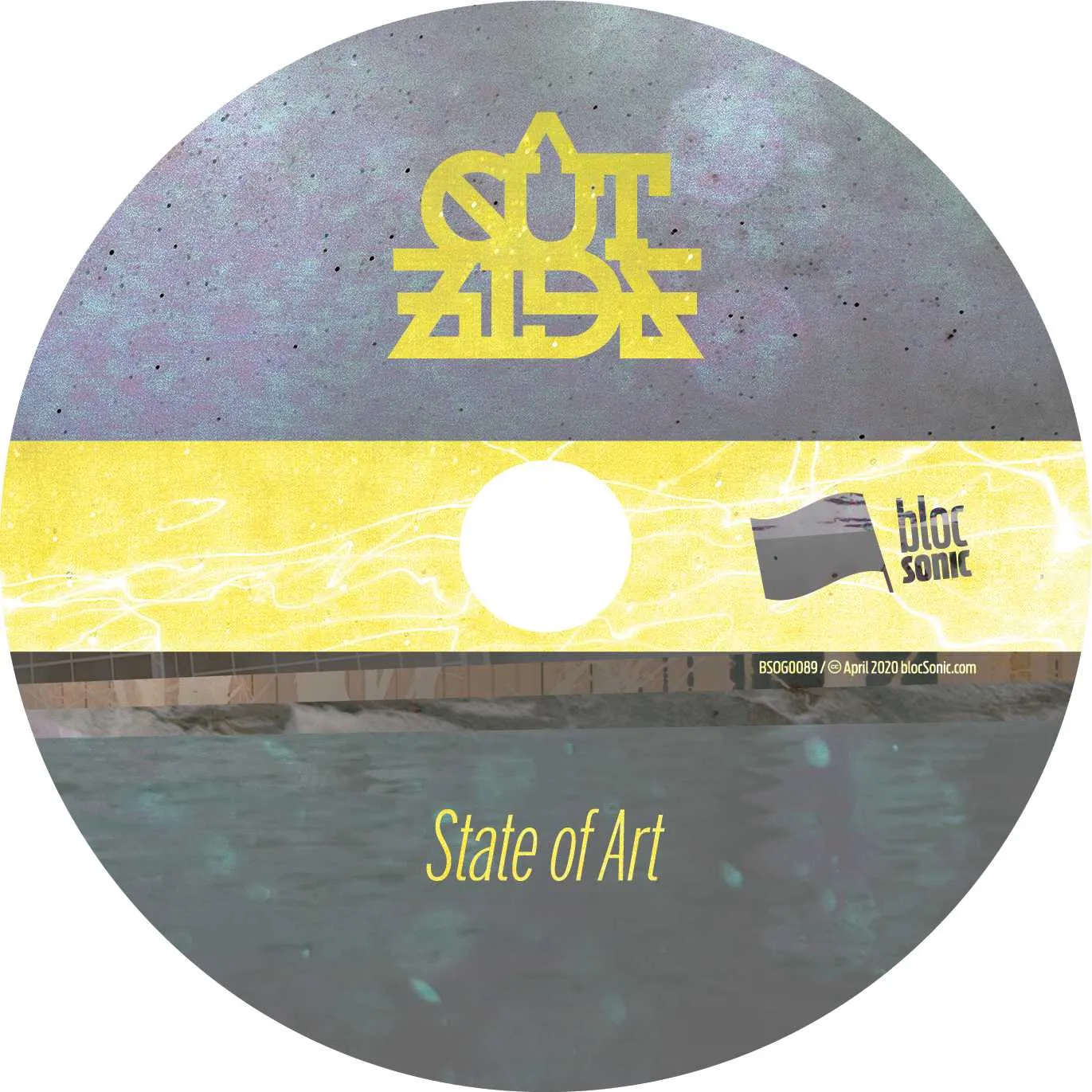 Album disc for “State of Art” by Cutside