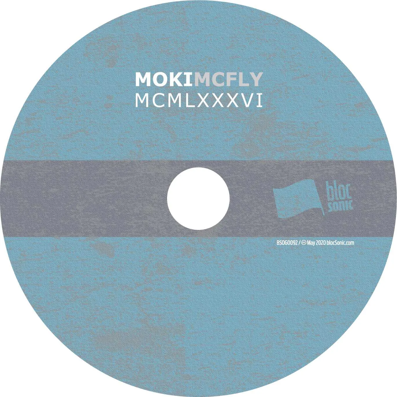 Album disc for “MCMLXXXVI” by Moki Mcfly