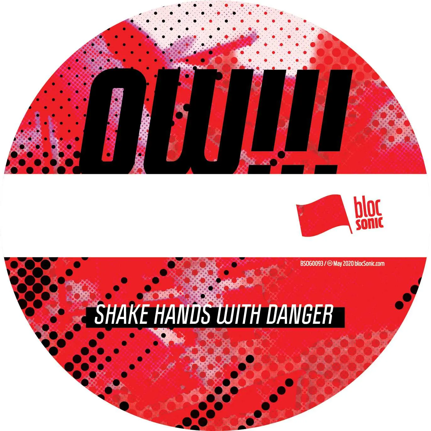 Album disc for “Shake Hands With Danger” by OWTRIPLEBANG