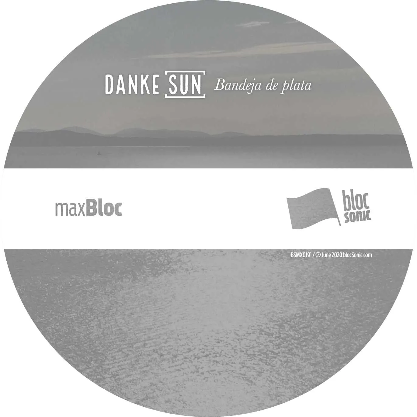 Album disc for “Bandeja de plata” by Danke Sun
