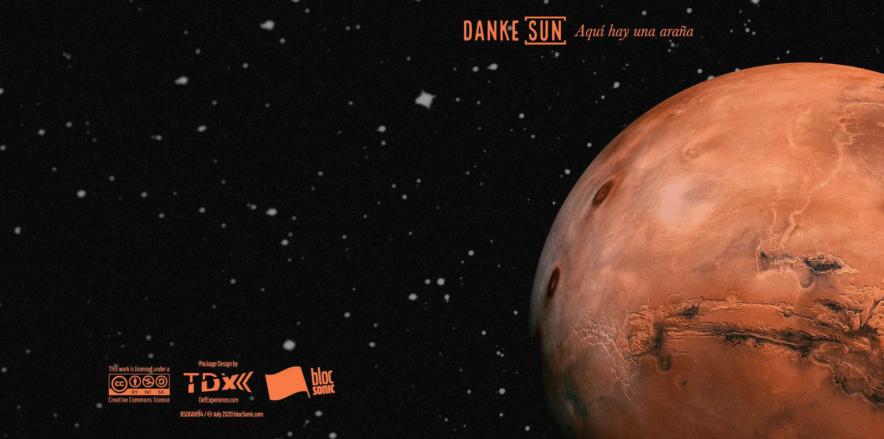 Album insert for “Aquí hay una araña” by Danke Sun