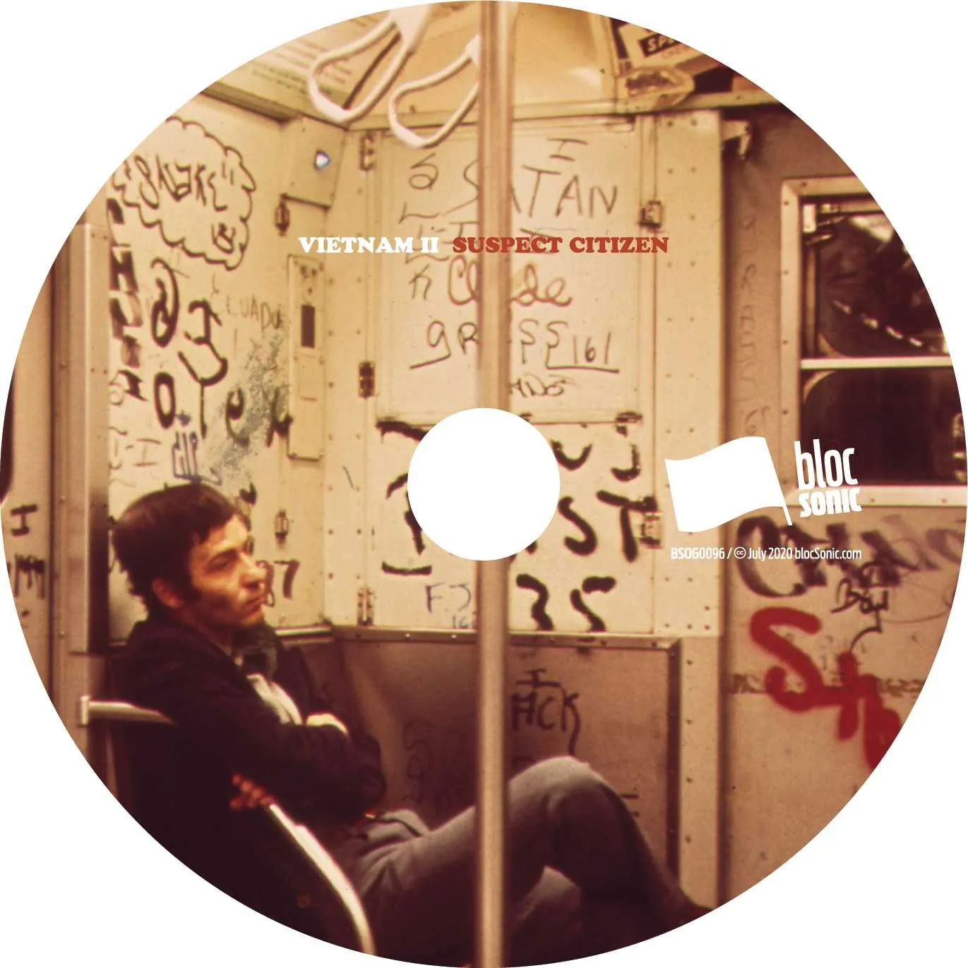 Album disc for “Suspect Citizen” by Vietnam II