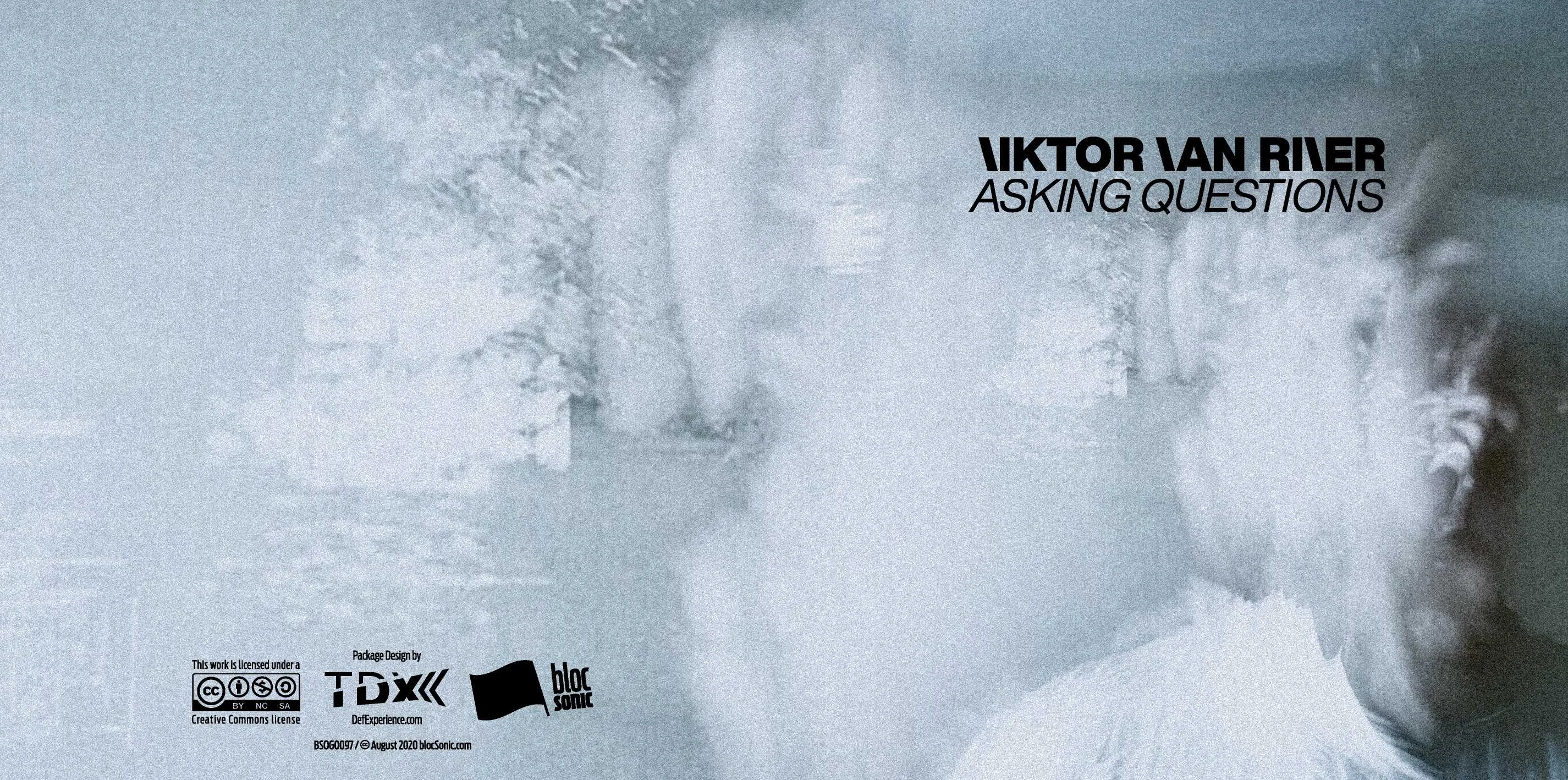 Album insert for “Asking Questions” by Viktor Van River