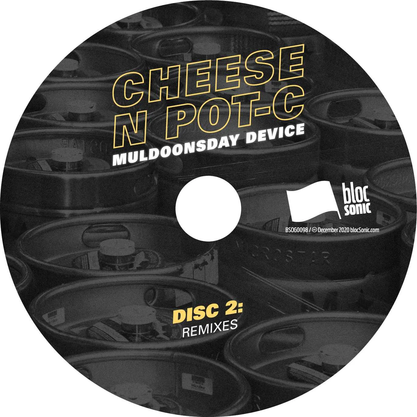 Album disc for “Muldoonsday Device” by Cheese N Pot-C