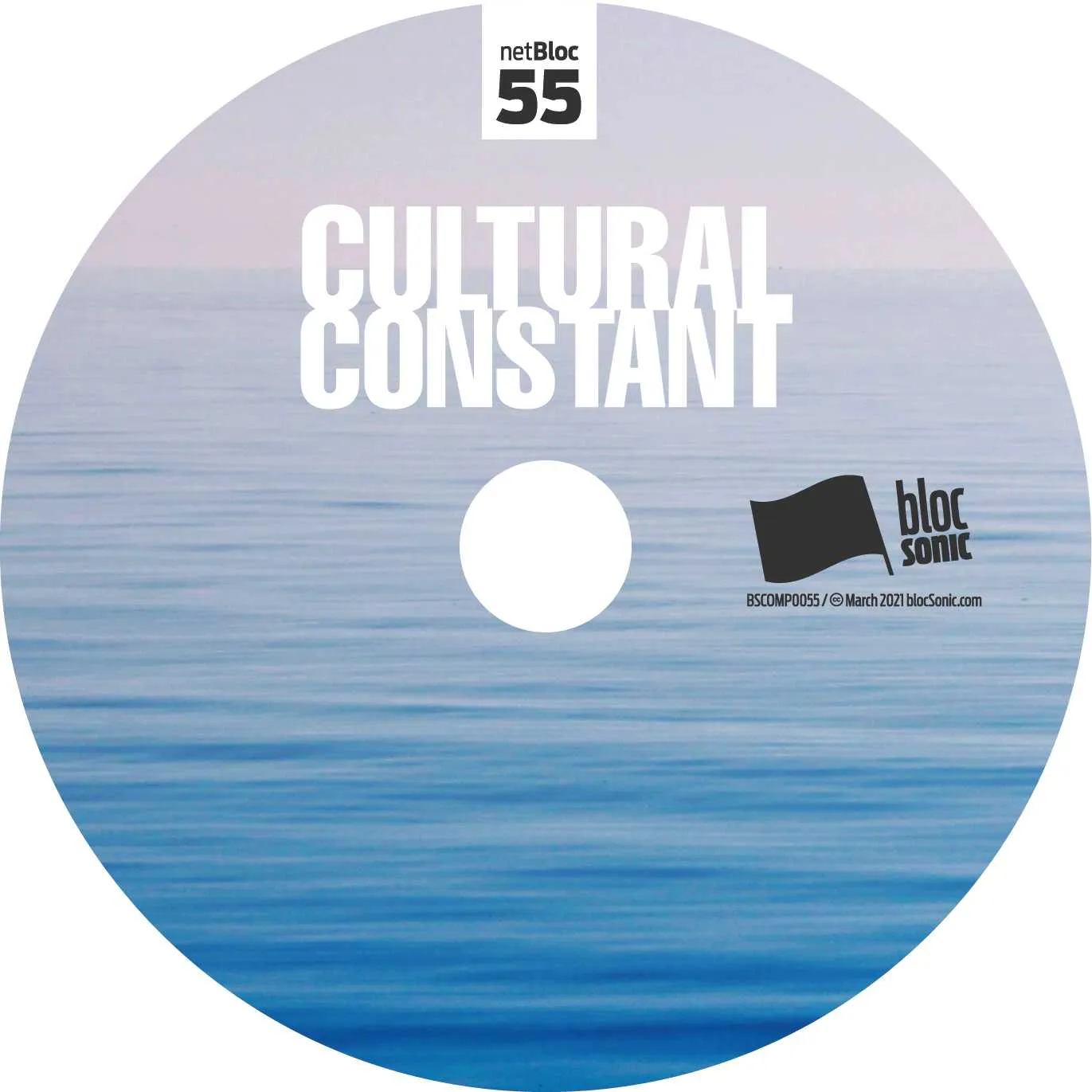 Album disc for “netBloc Vol. 55: Cultural Constant” by Various Artists
