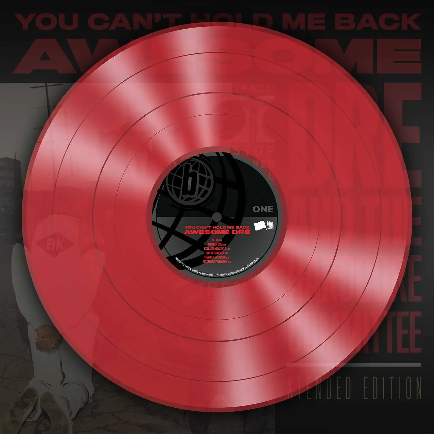 Album promo for “You Can't Hold Me Back (30th Anniversary Remastered Edition)” by Awesome Dré And The Hardcore Committee
