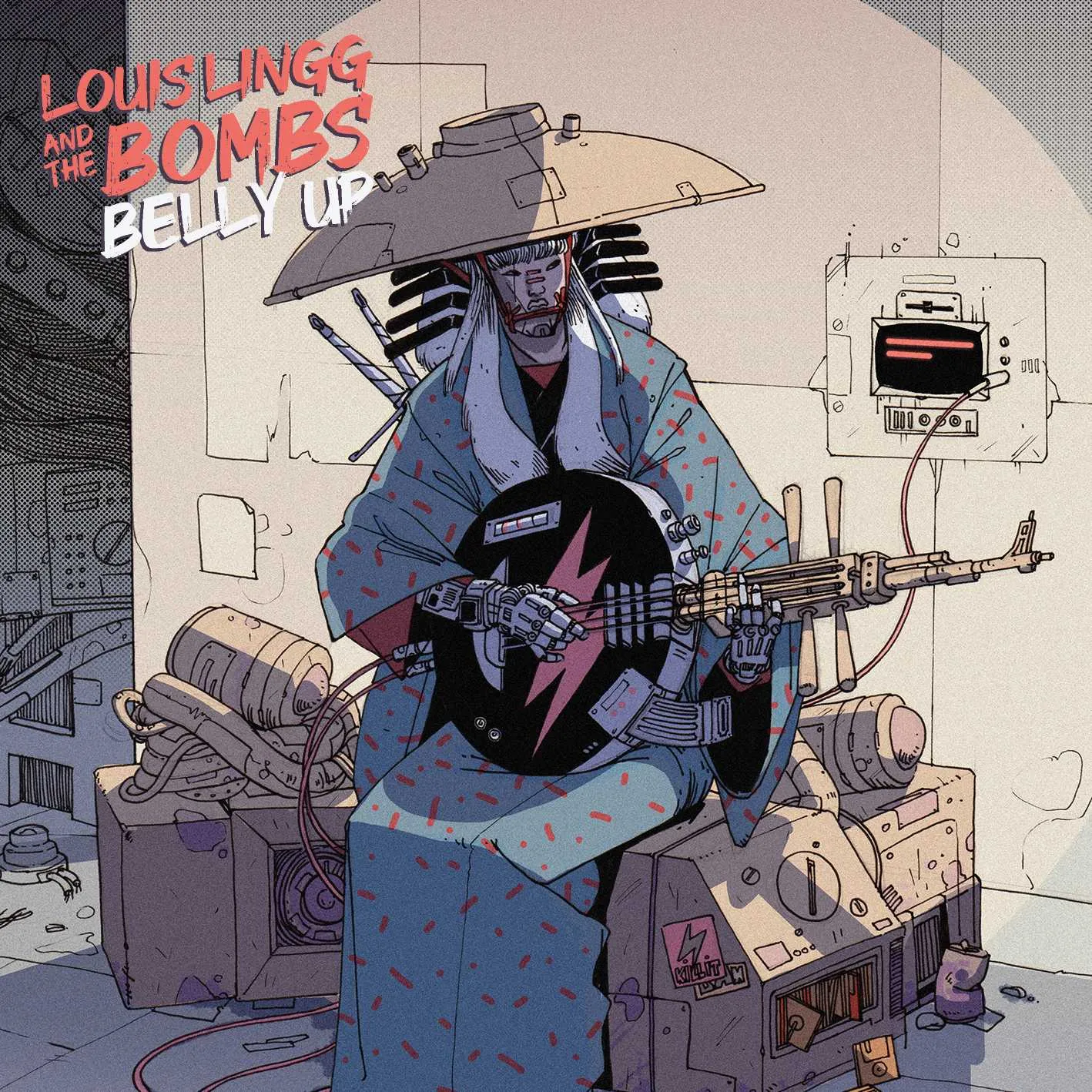 Album cover for “Belly Up” by Louis Lingg and The Bombs
