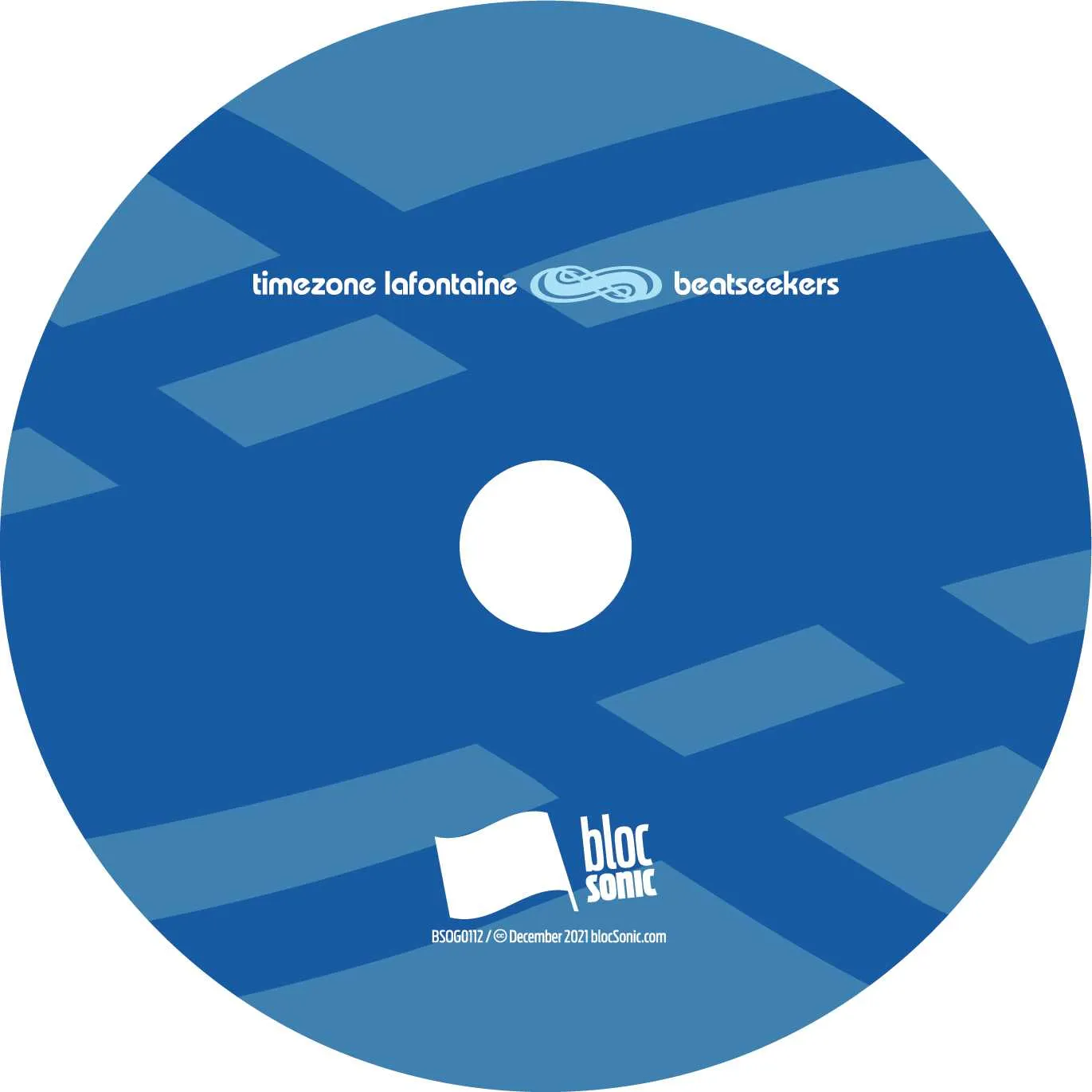 Album disc for “Beatseekers” by Timezone Lafontaine