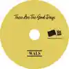 Album disc for “These Are The Good Days” by Wals
