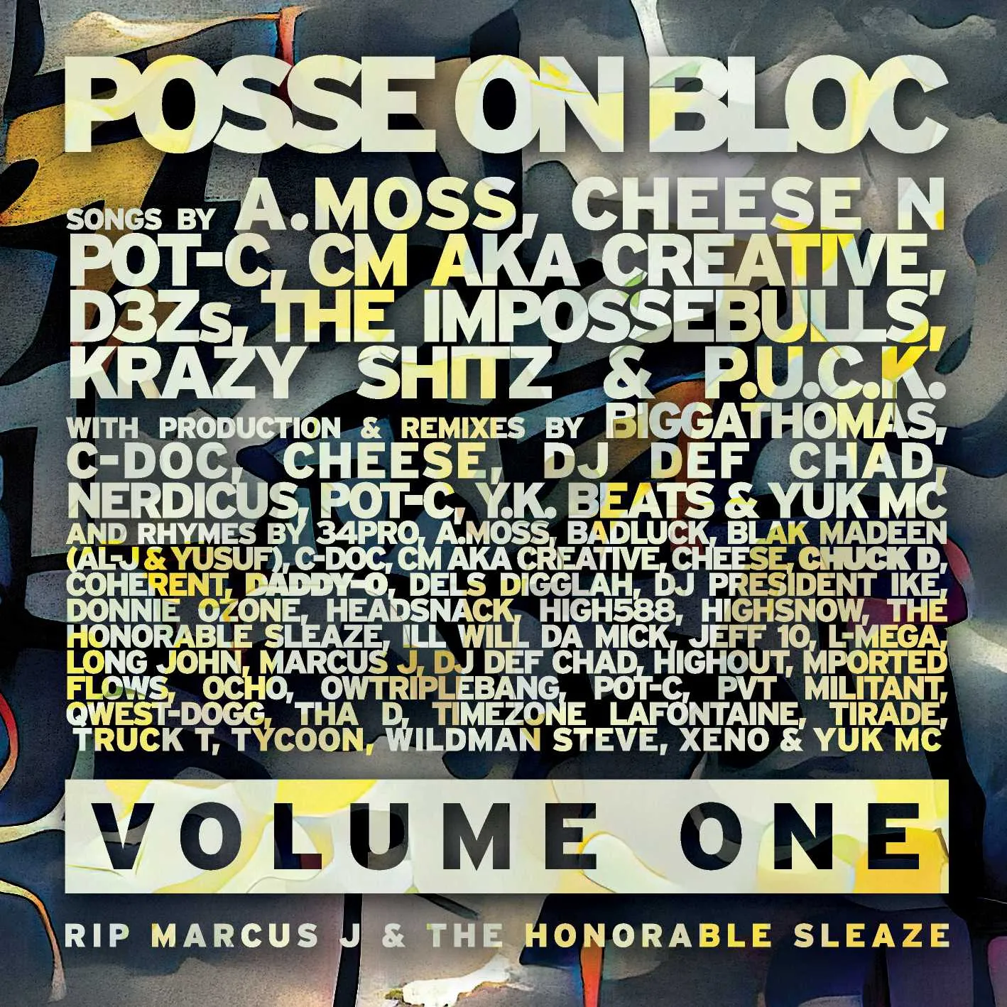 Album cover for “Posse On Bloc, Volume One (blocSonic Posse Cuts, So Far)” by Various Artists