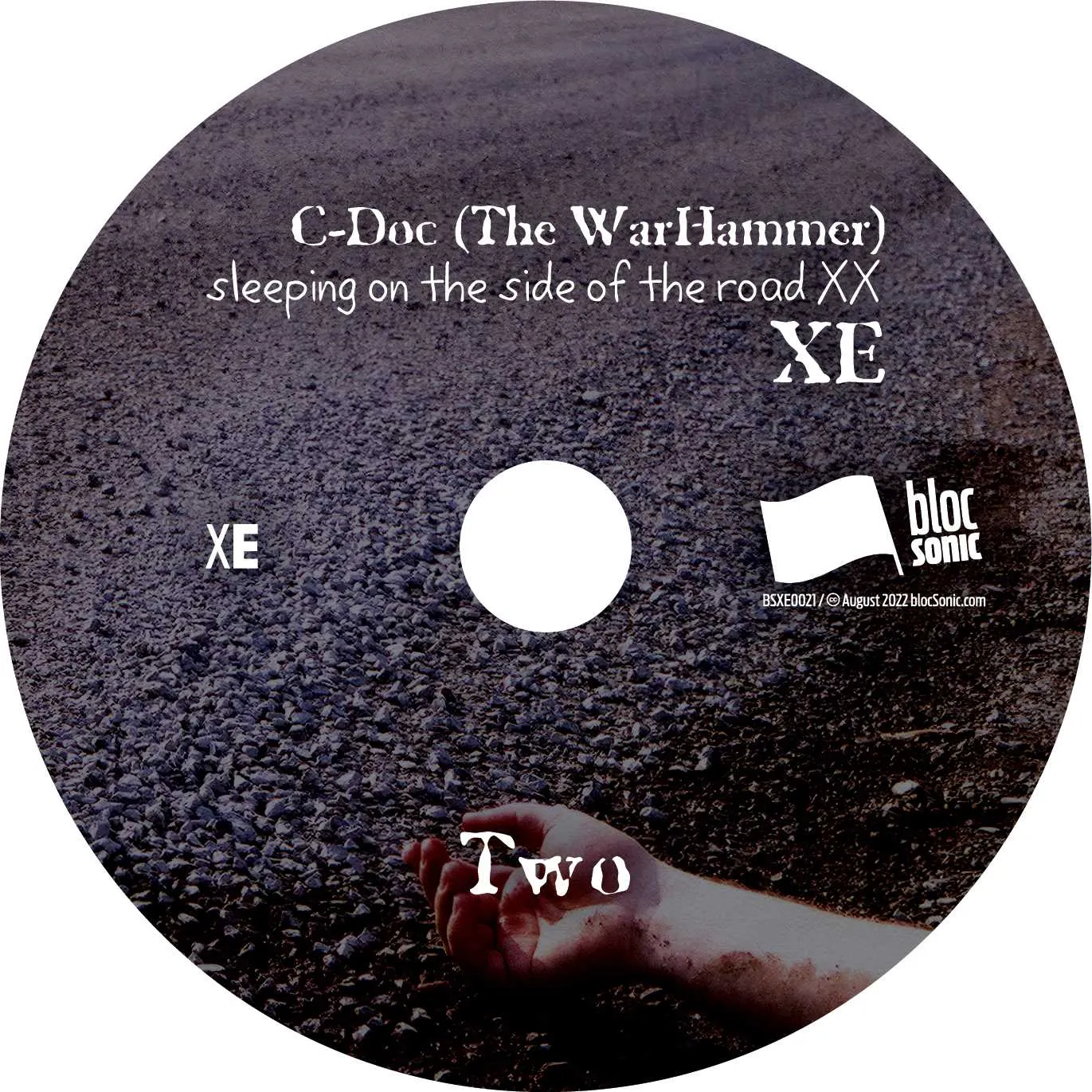 Album disc for “Sleeping On The Side Of The Road XX XE” by C-Doc