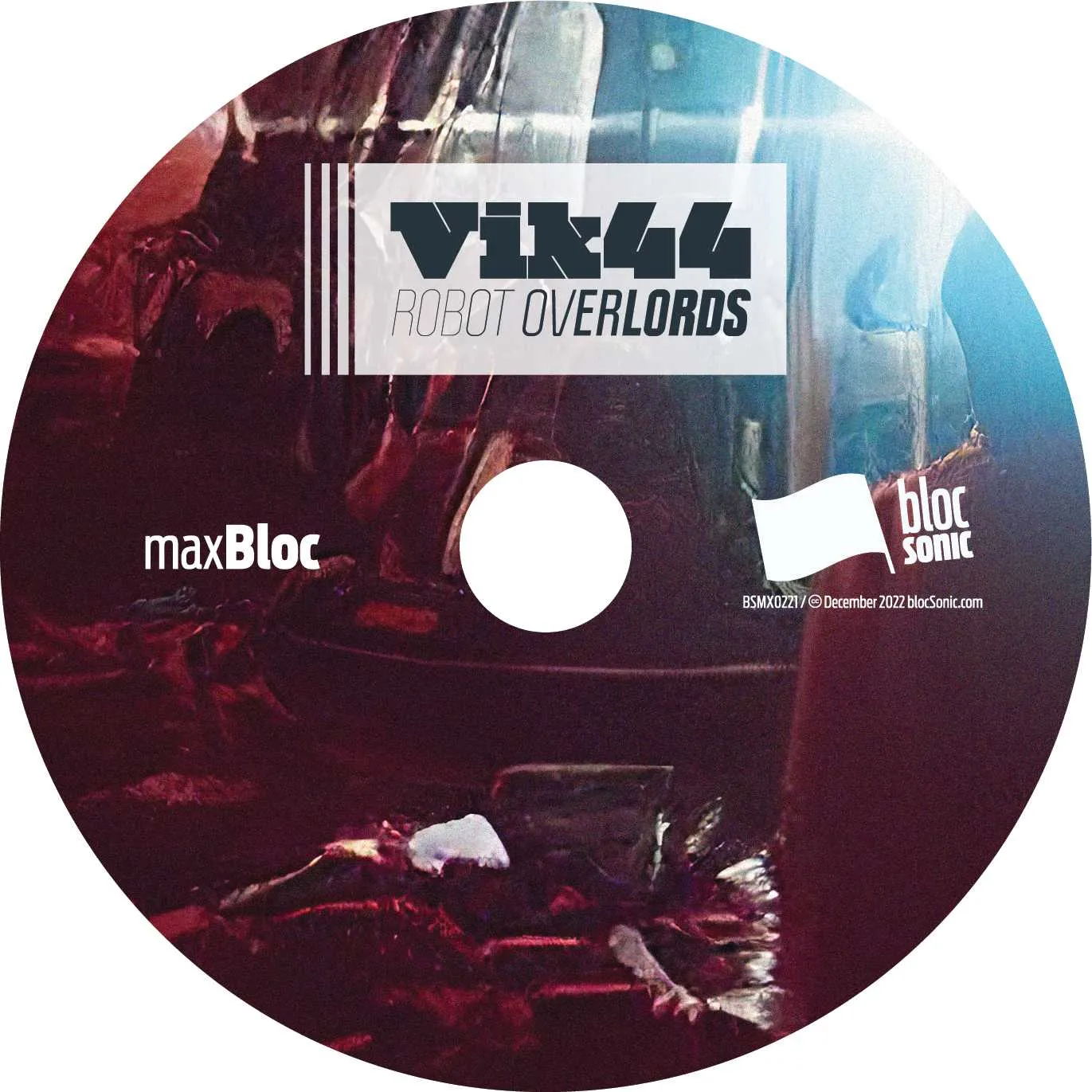 Album disc for “Robot Overlords” by Vik44