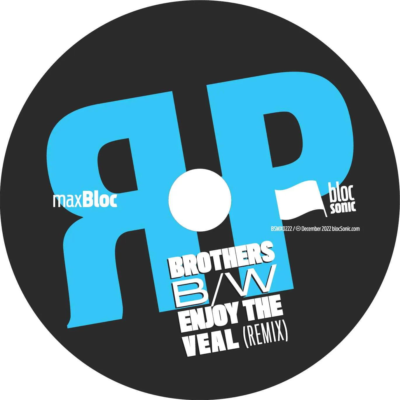 Album disc for “Brothers B/W Enjoy The Veal (Remix)” by Regenerated Headpiece