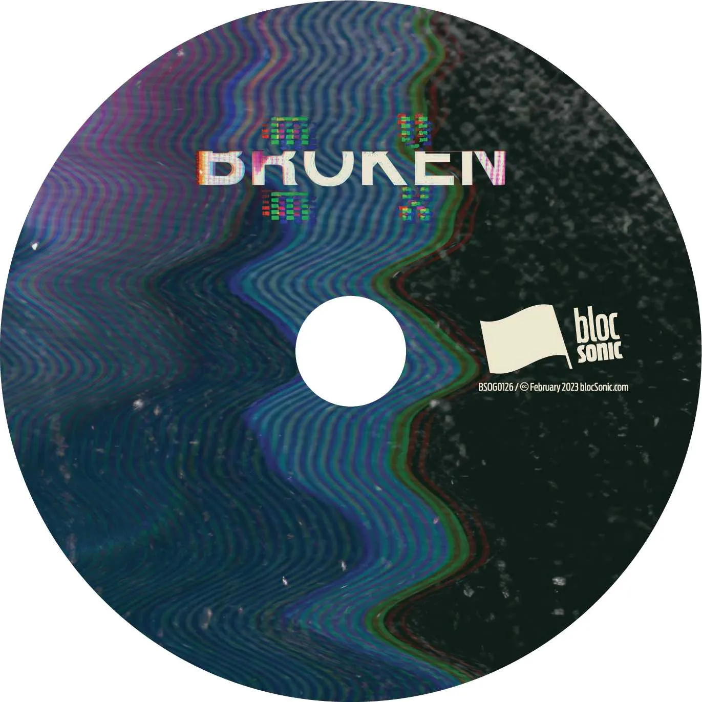 Album disc for “Broken” by MVMX