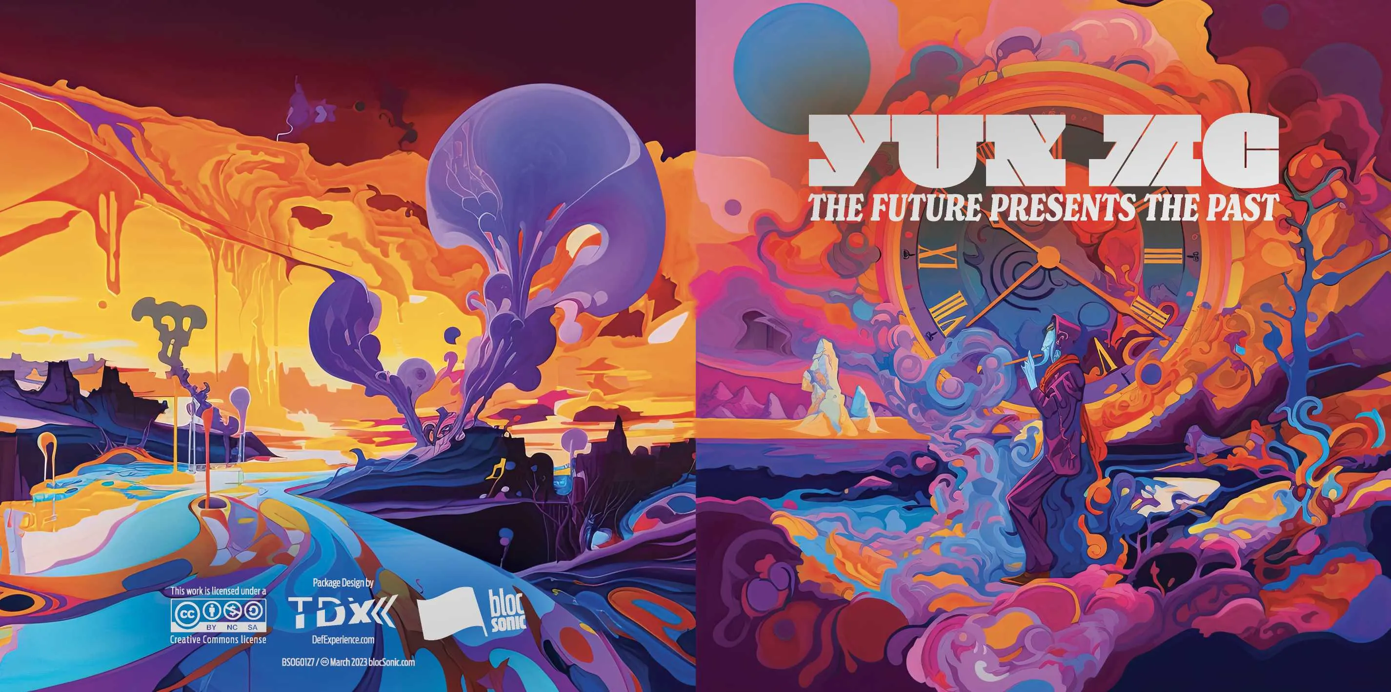 Album insert for “The Future Presents The Past” by Yuk MC