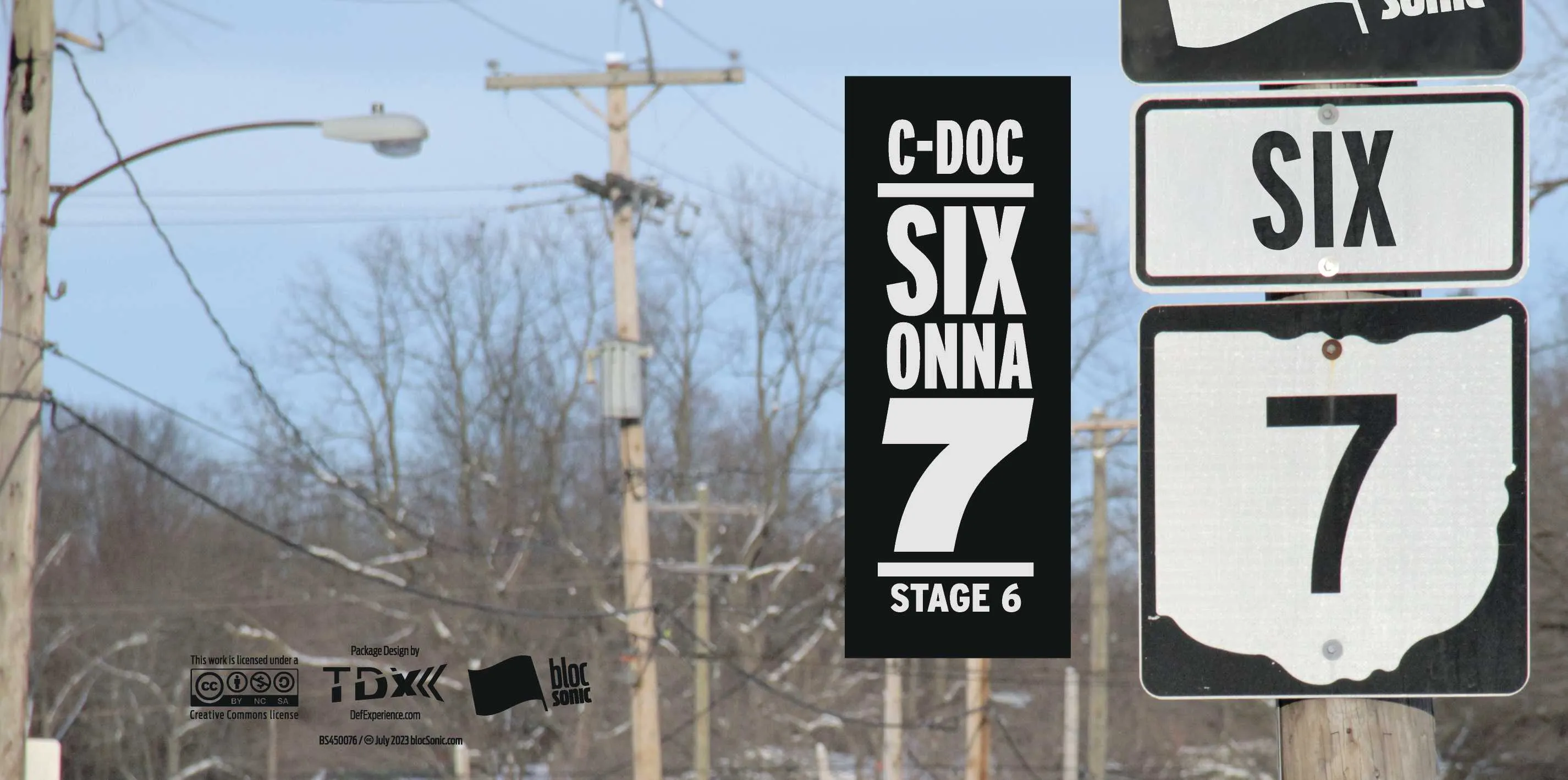 Album insert for “SIX ONNA 7 (Stage 6)” by C-Doc