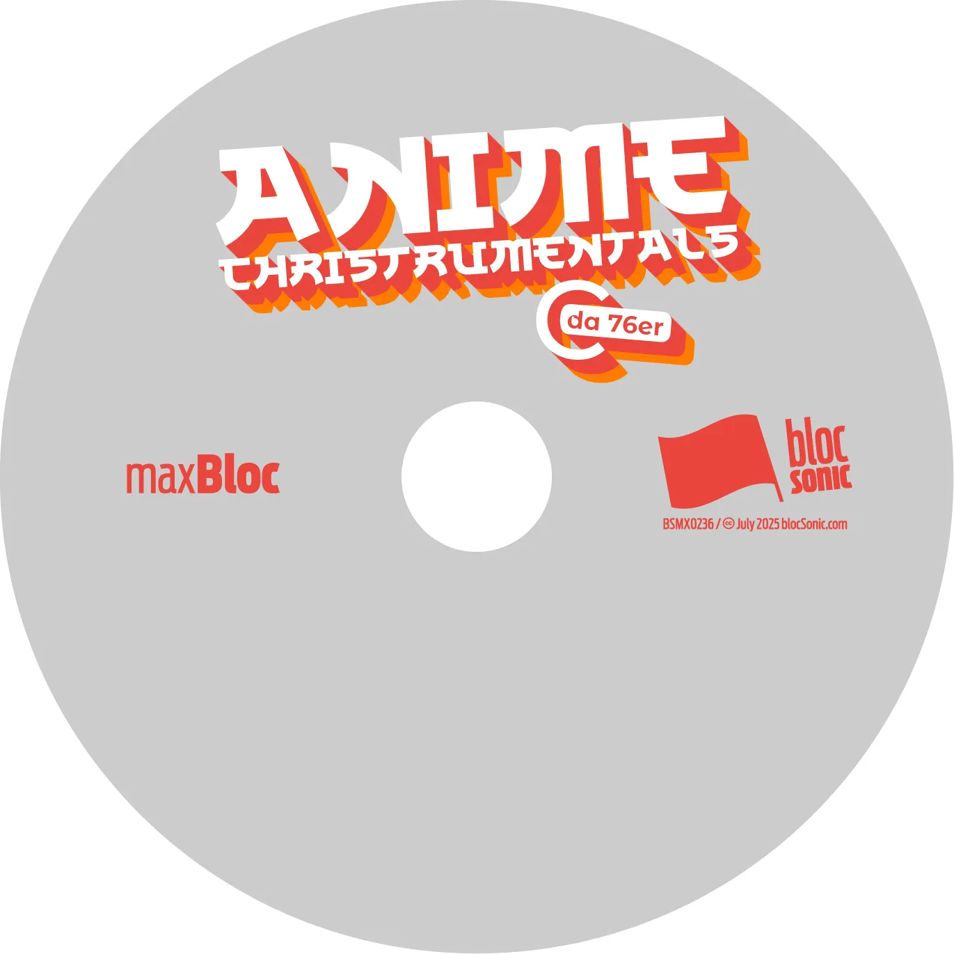 Album disc art for “Anime Christrumentals” by C da 76er