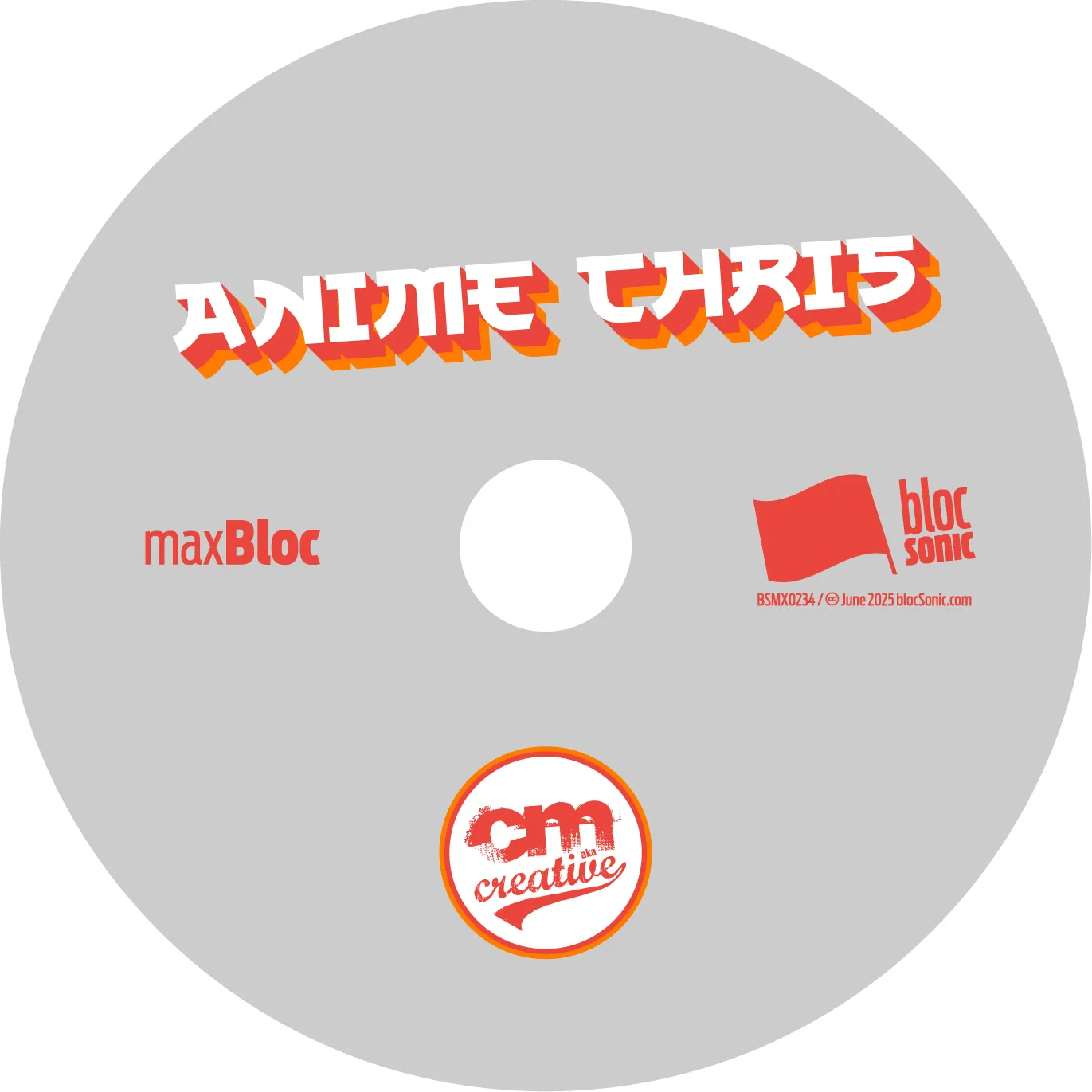 Album disc art for “Anime Chris” by CM aka Creative