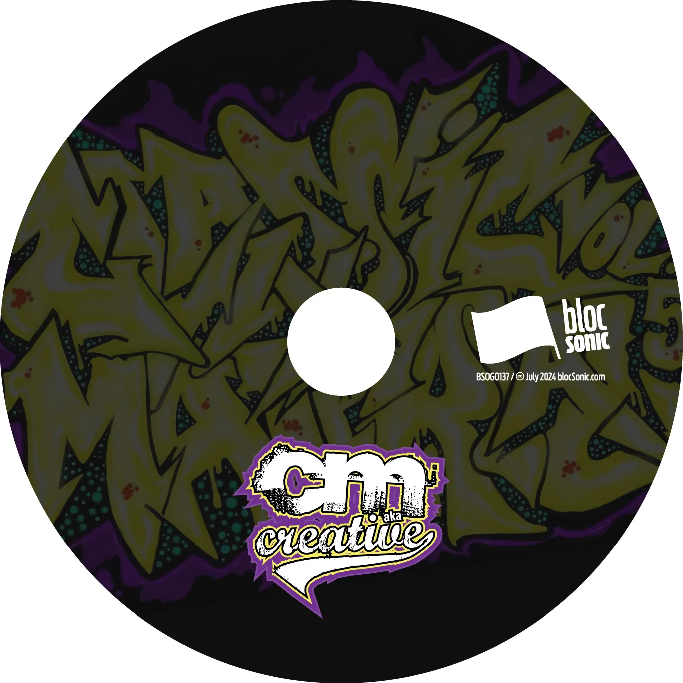 Album disc art for “Classic Material Vol. 5” by CM aka Creative