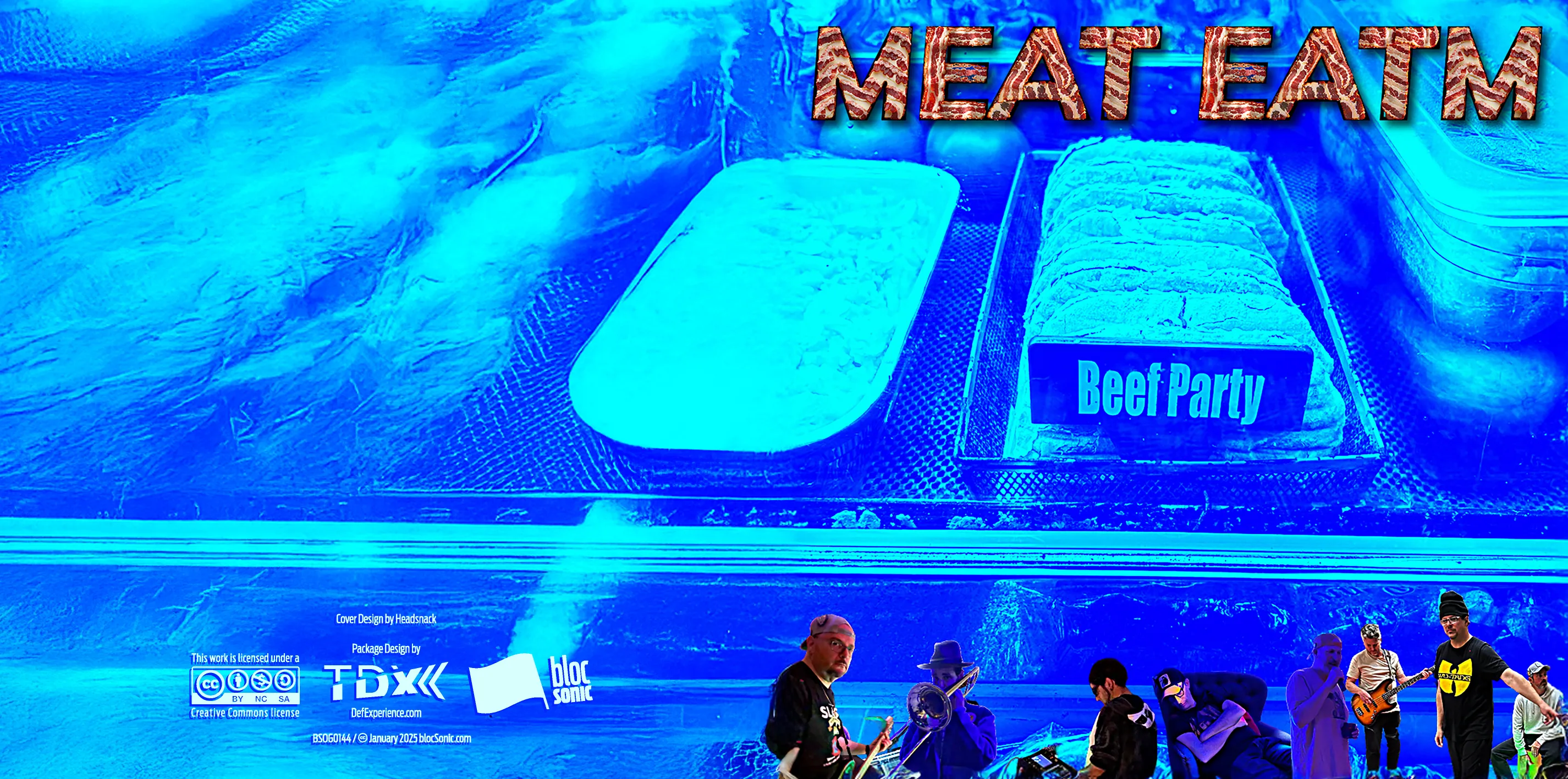 Album insert art for “MEAT EATM” by EATM