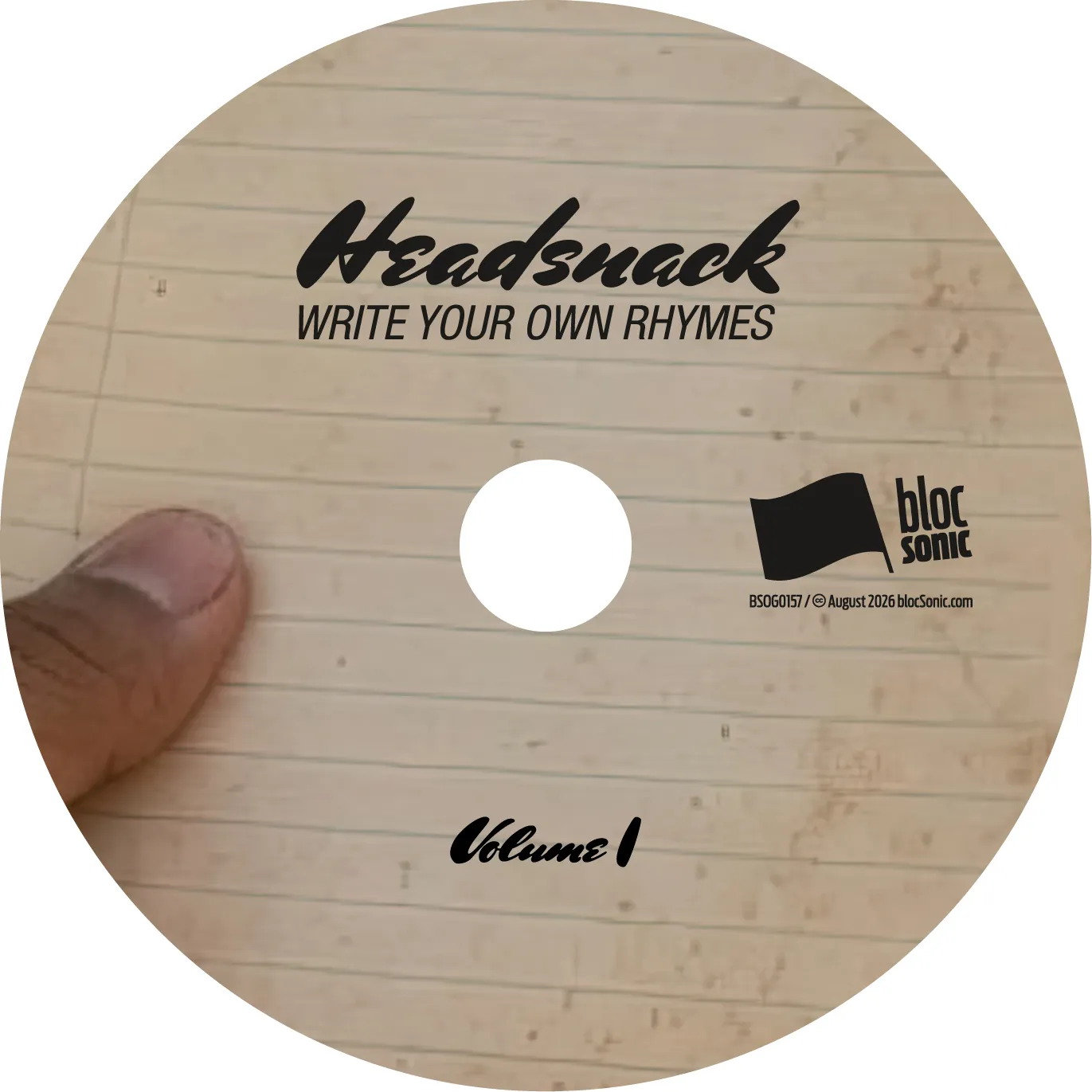 Album disc one art for “Write Your Own Rhymes” by Headsnack