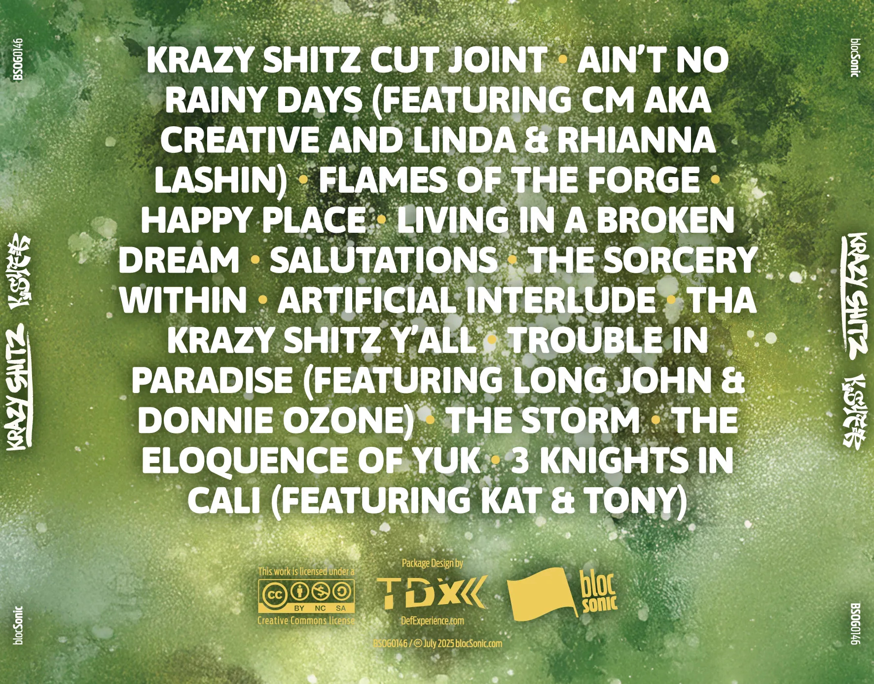 Album traycard art for “KS4FR” by Krazy Shitz