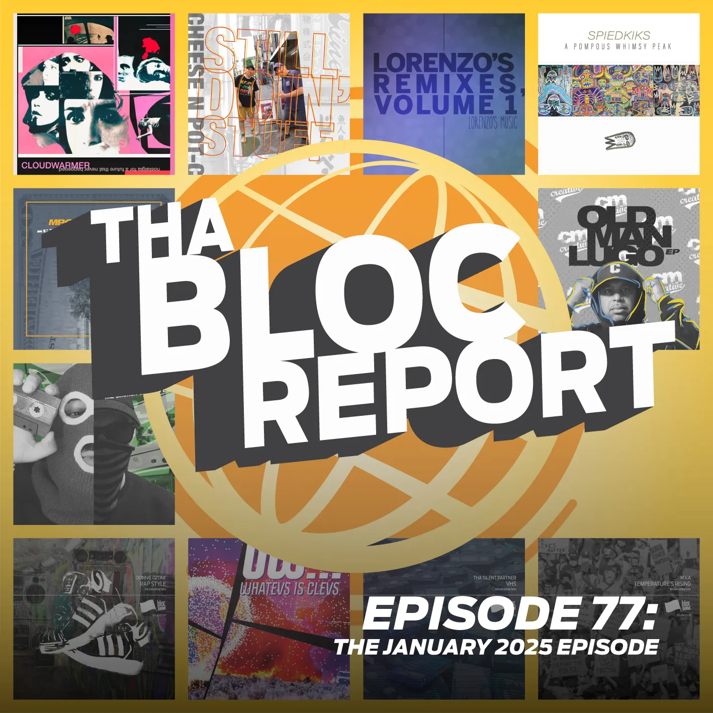 Cover image for Tha Bloc Report: The January 2025 Episode” hosted by Donnie Ozone