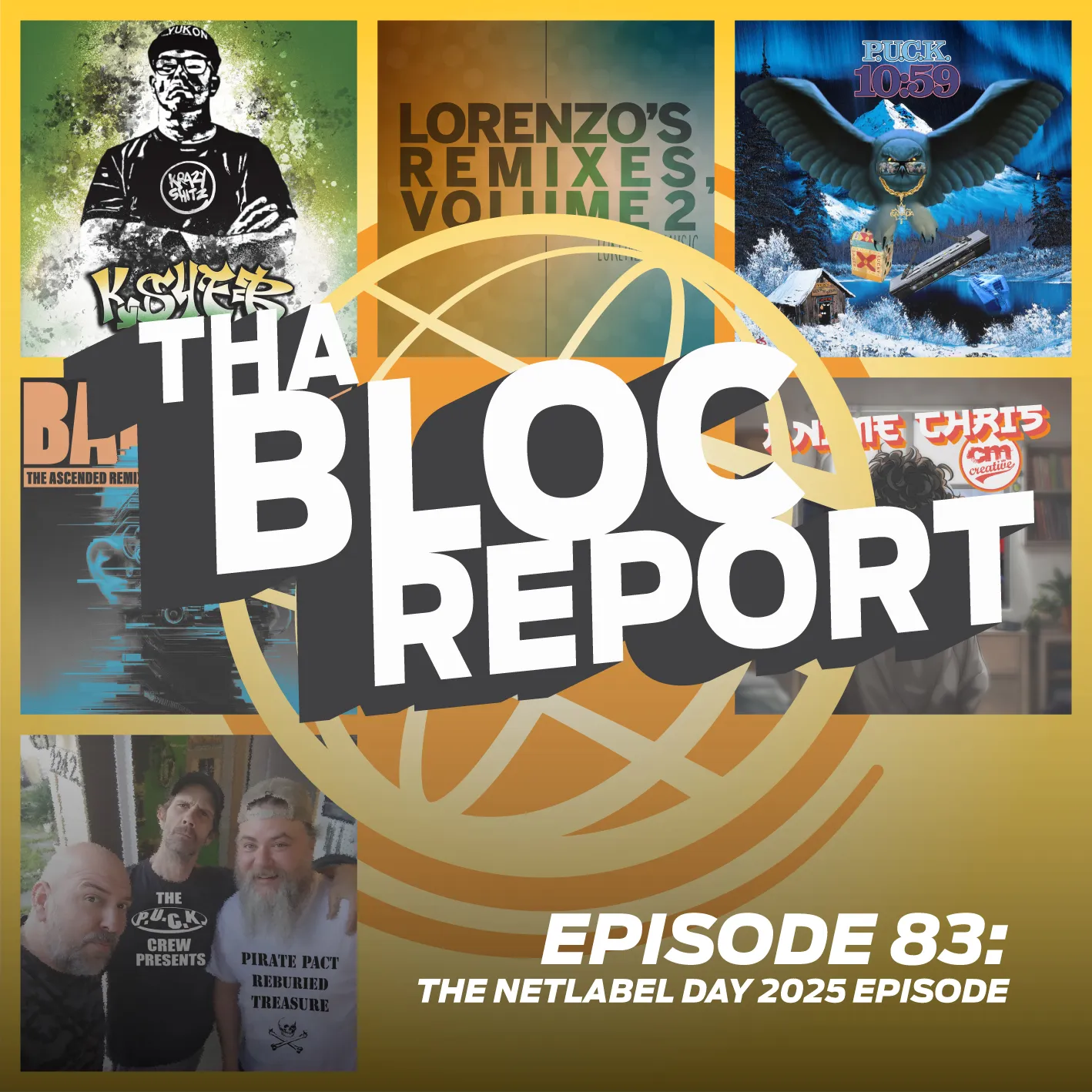 Cover art for Tha Bloc Report The Netlabel Day 2025 Episode hosted by Donnie Ozone