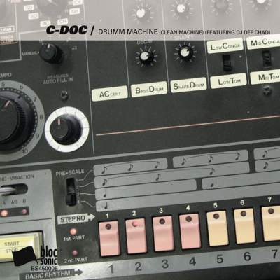 Cover of “Drumm Machine (Clean Machine) (Featuring DJ Def Chad)” by C-Doc